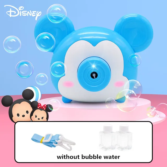 New Disney Girls Mickey Minnie Mouse Camera Bubble Blower Machine Toys