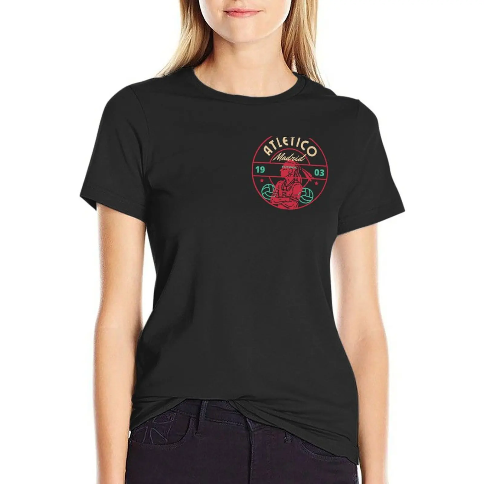 

Vintage Atleti Soccer T-shirt aesthetic clothes tops clothes for Women