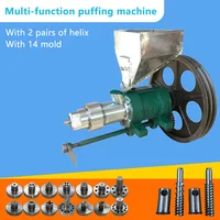 Commercial Popcorn Machine Automatic Cut Puffed Food Maker For Rice Corn Grains Multifunction Snack Machine Puffing Equipment - Image 3