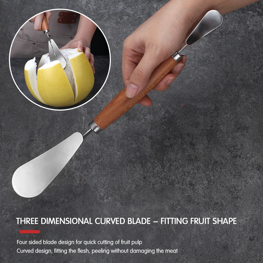 Stainless Steel Grapefruit Peeler Available on both sides Fruit Opener Skinning Knife Peeling Tool Peeling Cutter