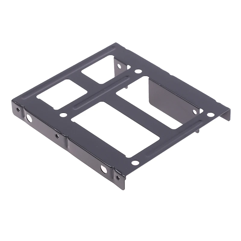 Profili In Metallo Nero, Non Facilmente Deformabili Desktop Da 2.5 A 3.5 Hard Drive Dual Desktop Ssd Staffa Di Montaggio Adattatore Interno