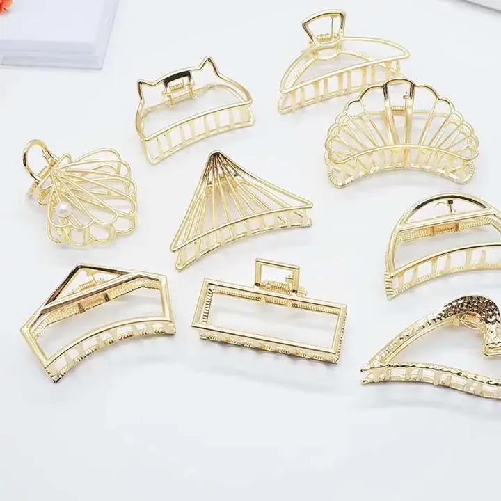 

Элегантные аксессуары для волос корейский зажим для волос креативный металлический зажим для волос