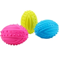 Pet Small Dog Treats Rugby Puppy Interactive Toy Ball Cat Toy for Large Dog Chew Hedgehog Toy Tooth Cleaning Bite Ball 1