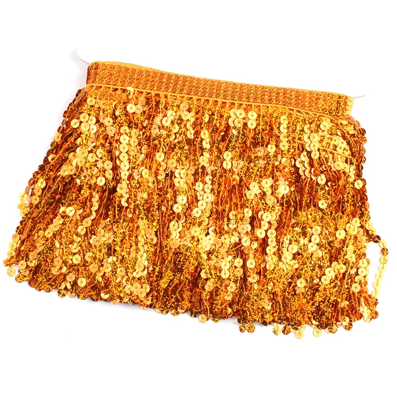 DIY Lantin Dance Wedding Party Dress Trims Braided Laser Sequins Paillette Lace Ribbon 2yards 16cm Handmade Crafts Accessories lace ribbon lace garment accessories lace sewing supplies lace decoration lace accessories lace sewing accessories clothing accessories clothing craft accessories tassel trim lace