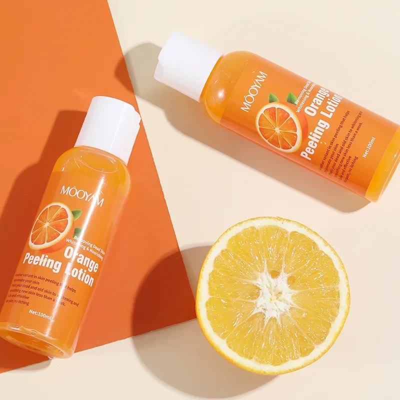 Orange Peeling Lotion Peeling Oil Body Lotion Gentle Exfoliation Gel Tearable Ramen Wax Orange Peeling Lotion Wholesale 3