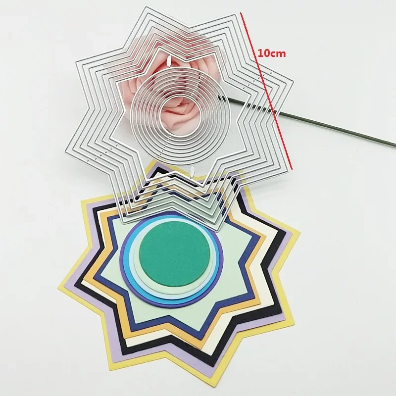 

METAL CUTTING DIES 2021 NEW Nesting Wreath Builder up Metal Cutting die for Scrapbook craft card punch cutter