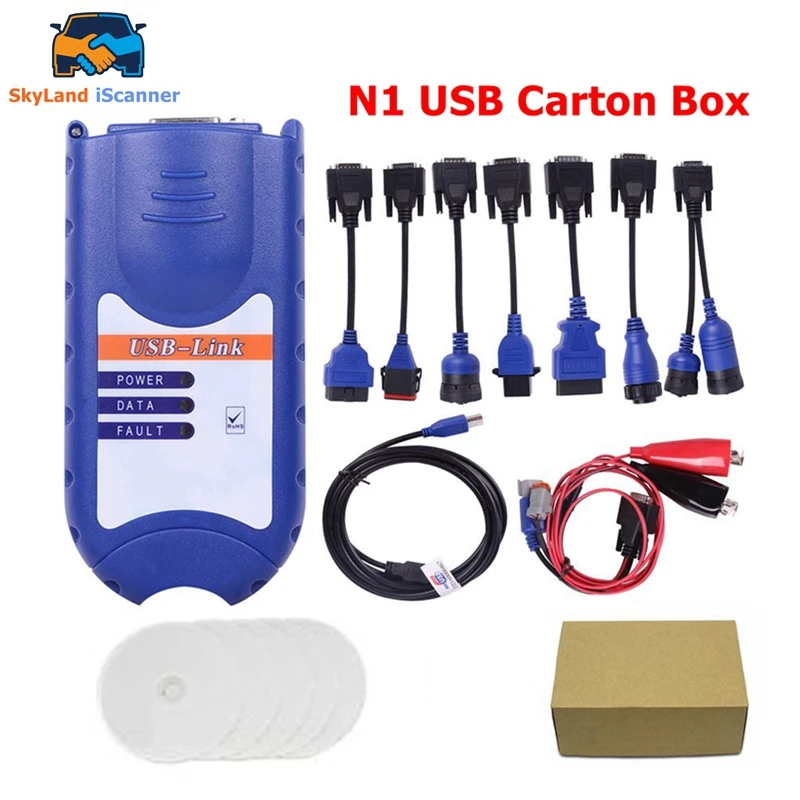 Nexiq-2 Usb Link Bluetooth For Heavy Duty Truck Obd2 Diagnostic For Nexiq Bt Version Obd Fault Detector Diesel Engine Fast Shipp