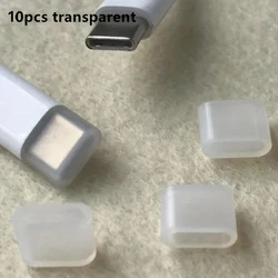 Silicone USB - C Dust Plugs - Protective Covers (10pcs transparent)