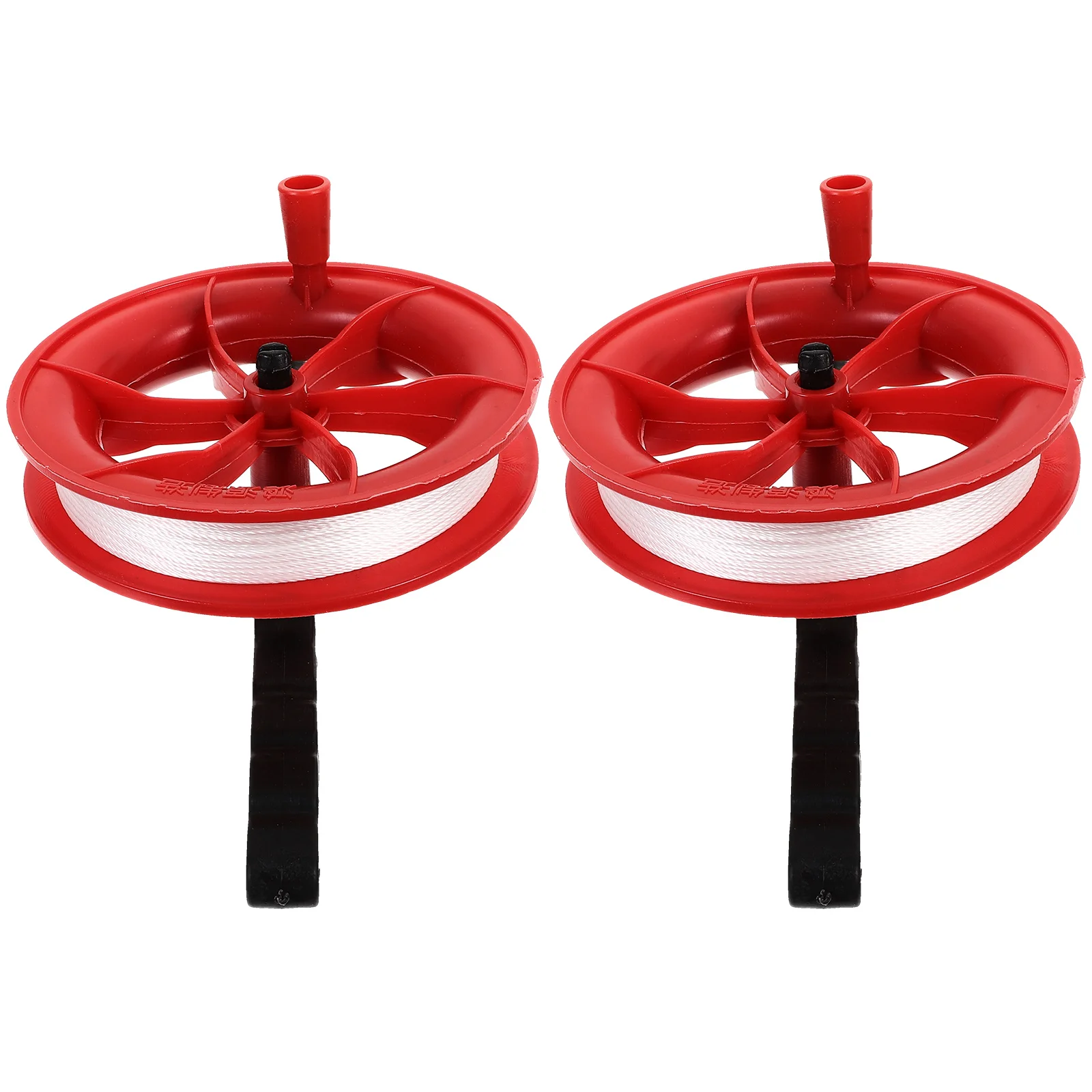 2pcs Outdoor Kite Reel Winder with 100M Kite String Kid Kite