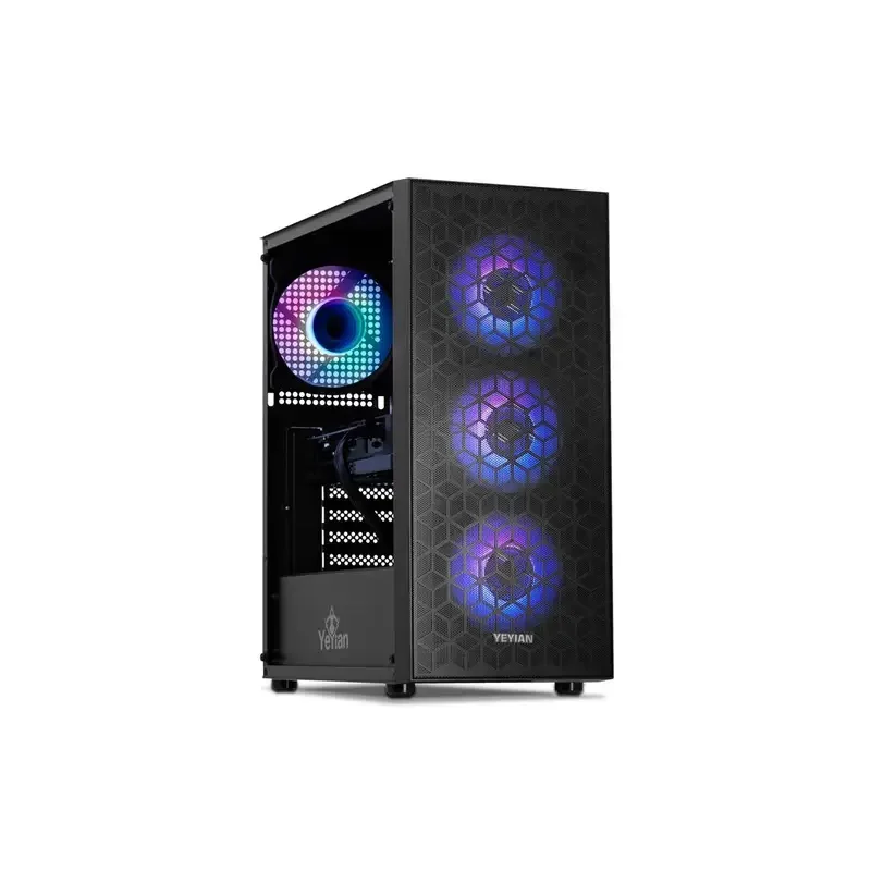 Free Shipping Yeyian Yumi Gaming PC Desktop INTEL Core i5 12400F, Nvidia RTX 4060, 1TB NVMe SSD, 16GB DDR4 3200, 650W Gold PSU, 1