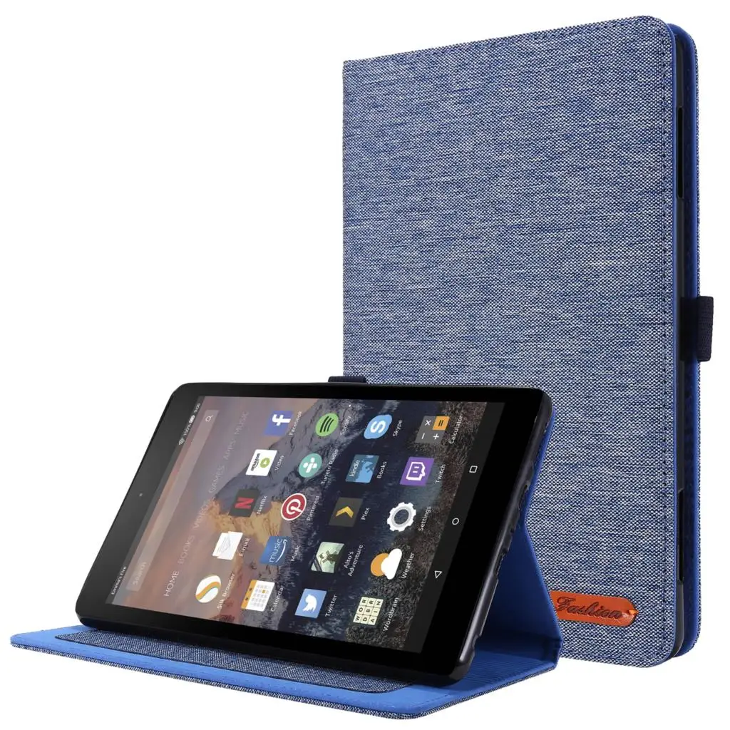 Premium Flip Stand Case with Card Pocket - Full Body Shockproof Silicone Cover