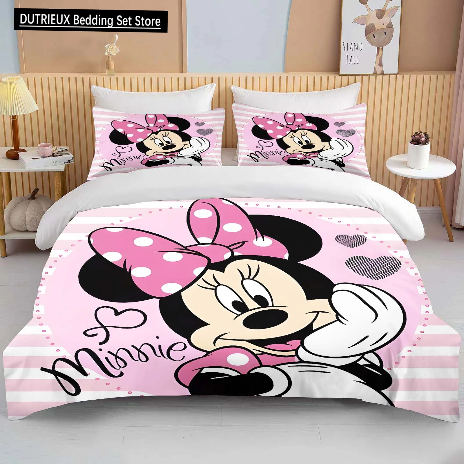 Disney Minnie Mouse Printed Bedding Set 2