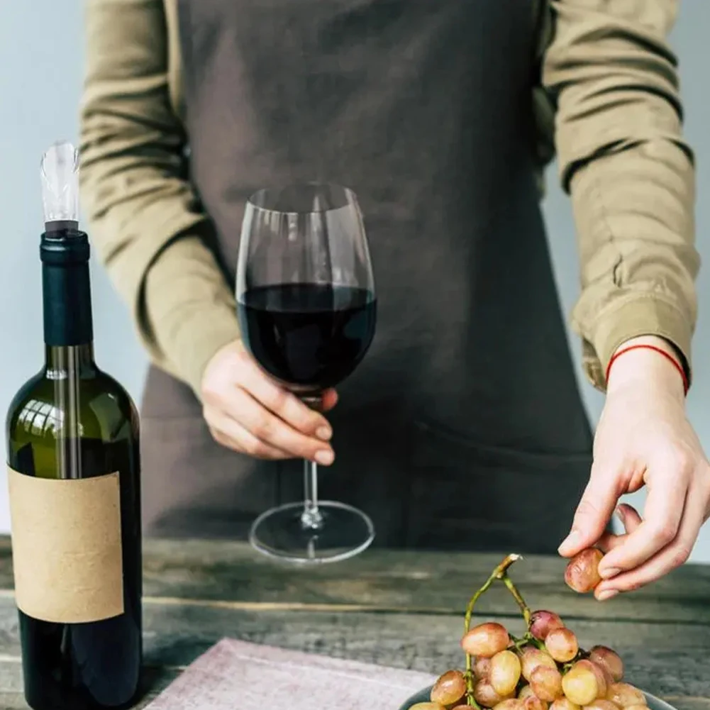 Wine Chiller Stick 3 In 1 Wine Cooler Stainless Steel Chiller Bar with Pourer Aerator Iceless Chilling Rod Gift