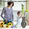 3D Puzzle Vase Flower Porcelain Design DIY Assembly Educational Toy Home Decoration House Arrangement Warming Christmas Gift Toy 5