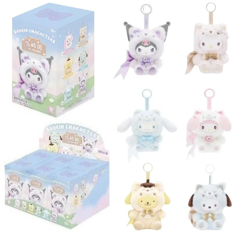 Genuine Sanrio Island Fox Plush Vinyl Series Blind Box Kuromi
