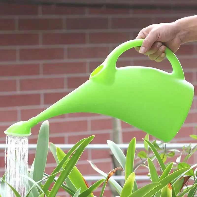 

Large capacity long mouth green plant pot watering pot garden tools watering watering watering pot watering kettle cross-border