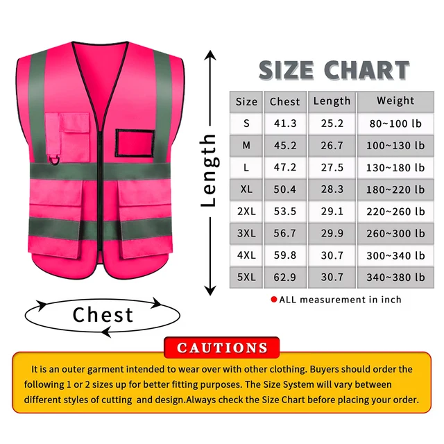 Custom Logo Safety Vest - Multi-colours