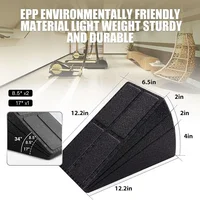 Squat Wedge Block Adjustable Non-Slip Yoga Slant Boards Ramp Deadlift Wedge Calf Stretcher Slant Board Strength Squat Deadlift 2