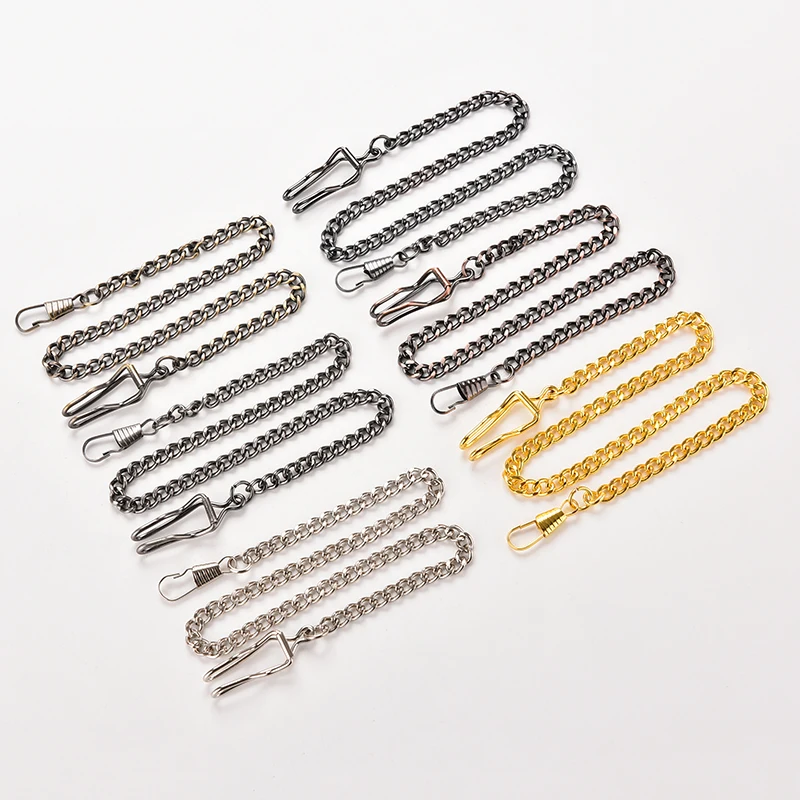 Pocket Watch Chain 4mm Pocket Watch Chain for Antique Quartz Women Men Vintage Pocket Watch Bronze Alloy Chain 1PC