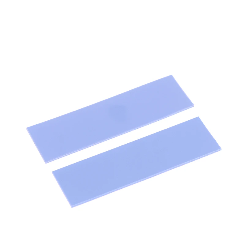 10Pcs M.2 Thermal Pad With 6.0 W/mk Thermal Conductivity Reusable Silicone GPU Heat Dissipating Conductive Cooling Pad