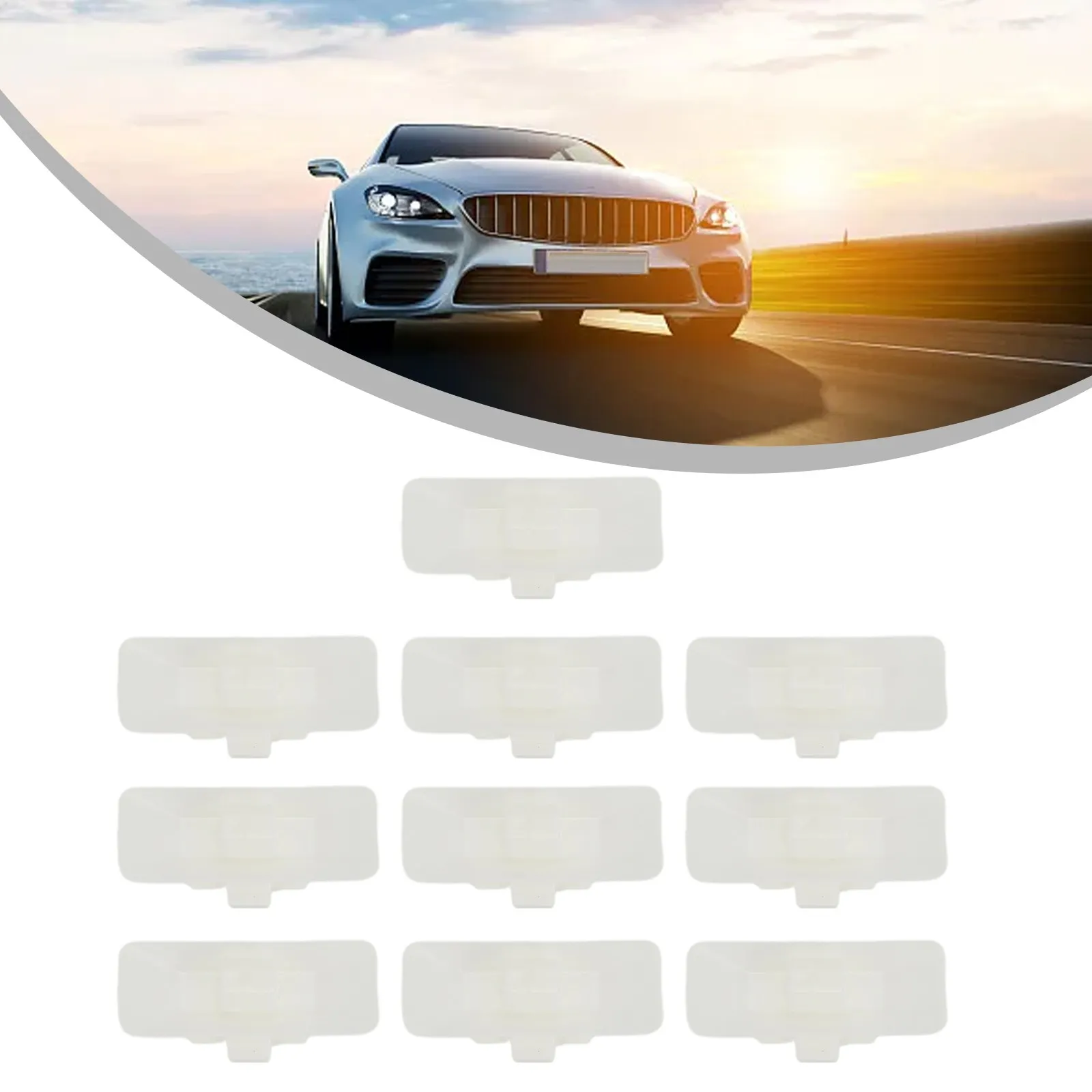 

Brand New Durable Practical Useful High Quality Clips Retainer Replacement 0069887278 10x Body Side Moulding Clip