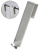 Bathroom Shower Door Back Hook Stainless Steel Hooks Glass Door Shower Towel Rack  Bathroom Bathrobe Hanger Holder Hooks 4