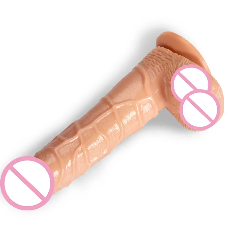 Soft Flesh Dildo Realistic with Suction Cup Sucker Big Artificial Penis for Women Female Masturbator Adult Sex Product Sex Toys sex toys