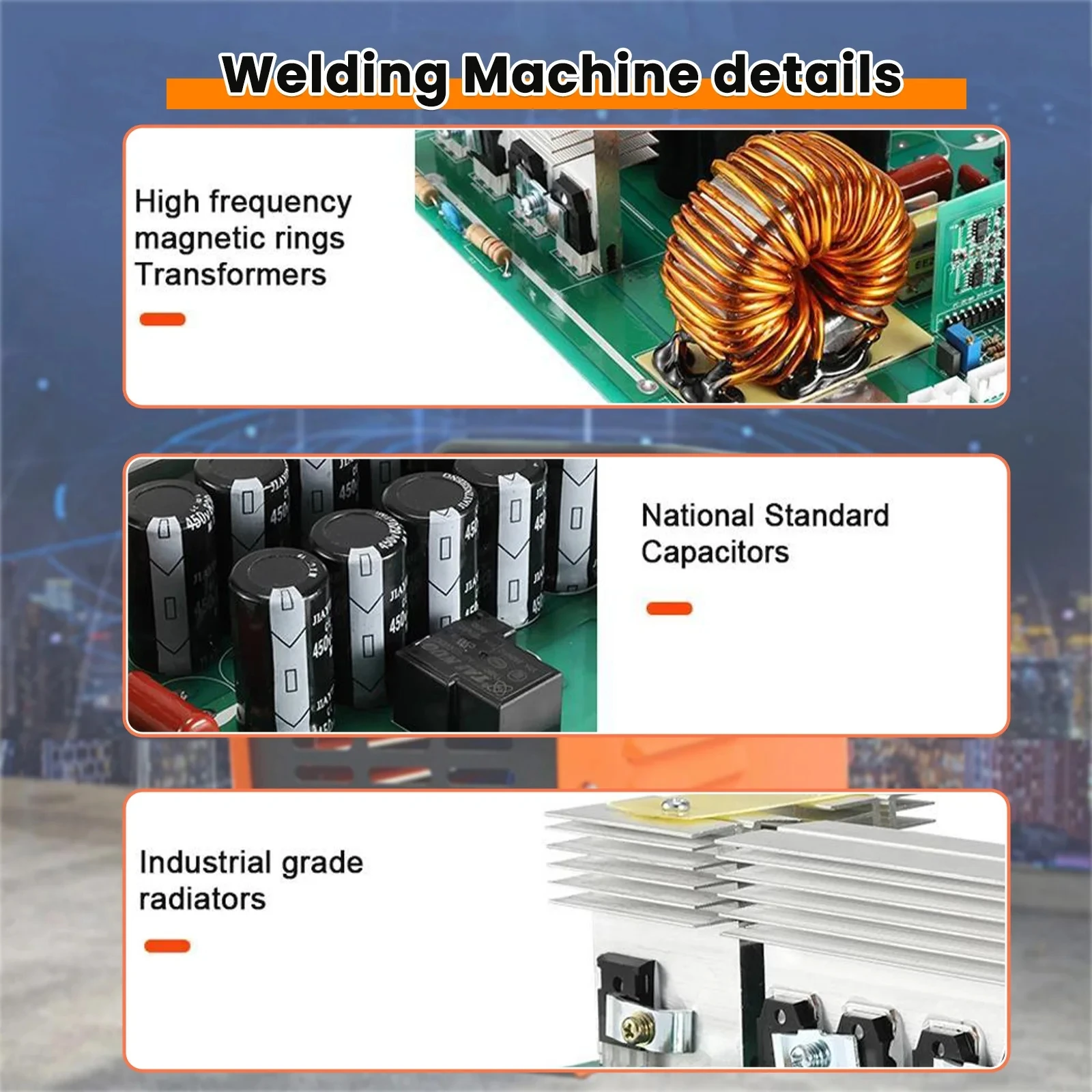 Portable MMA-250 Welding Machine Inverter ARC Electric Welder Current Adjustable Compact Welding Machine Handheld Equipment Tool