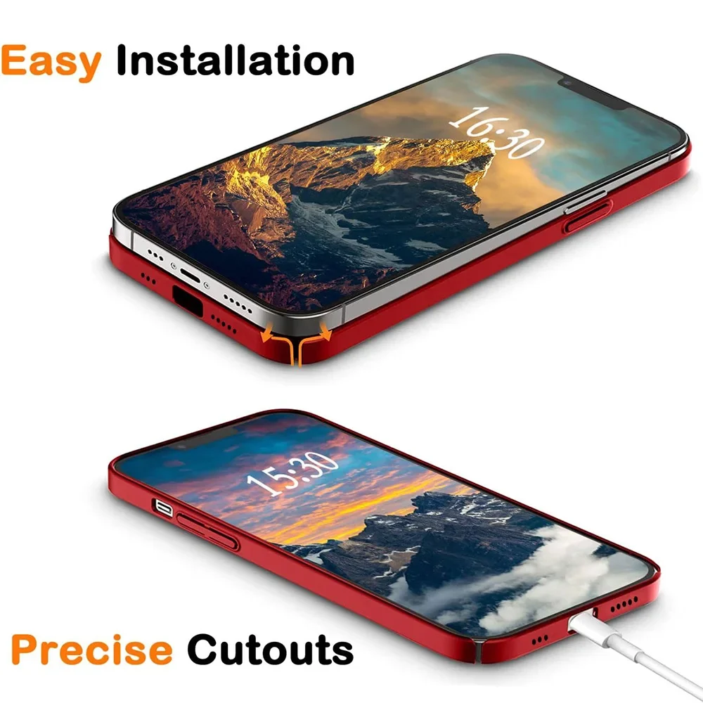 Ultra-Thin Luxury Hard Slim Case - Sleek Protective Back Cover