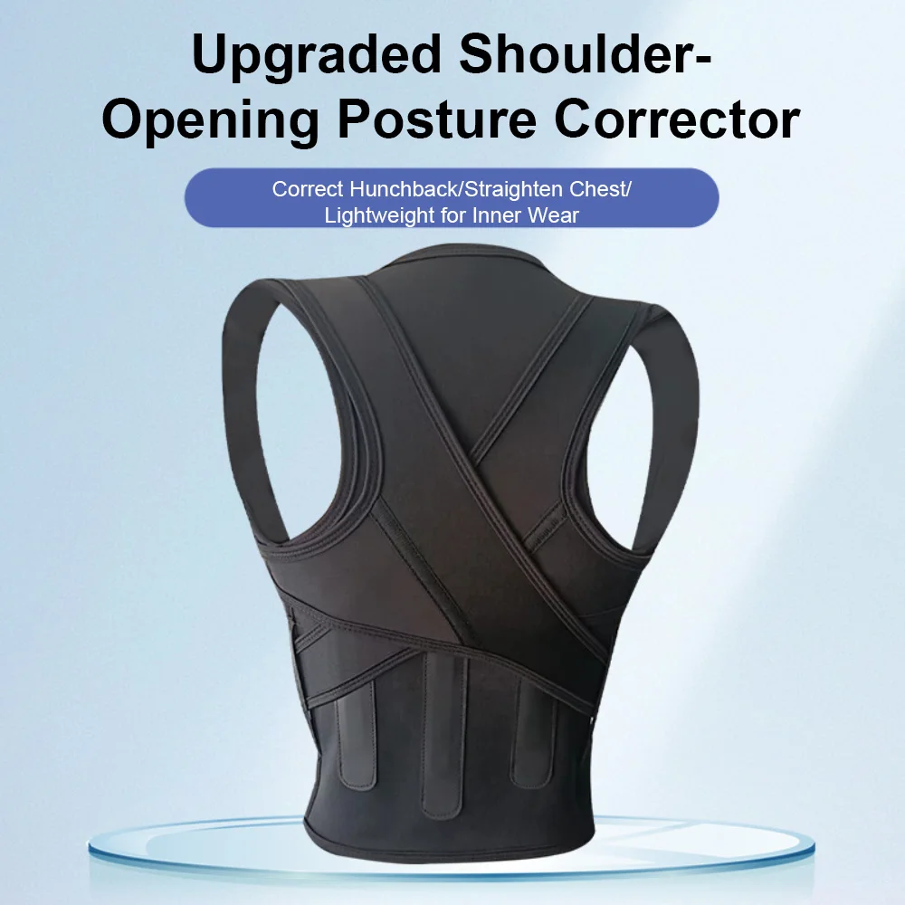 Adjustable Back Brace Posture Corrector Shoulder Support Belt Upper Lower Back Straightener Hunchback Correction Spinal Support