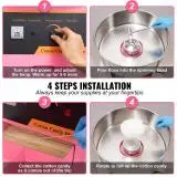 SucceBuy Electric Cotton Candy Machine Commercial Floss Maker Stainless Steel Bowl Sugar Scoop and Drawer for Birthday Party 5