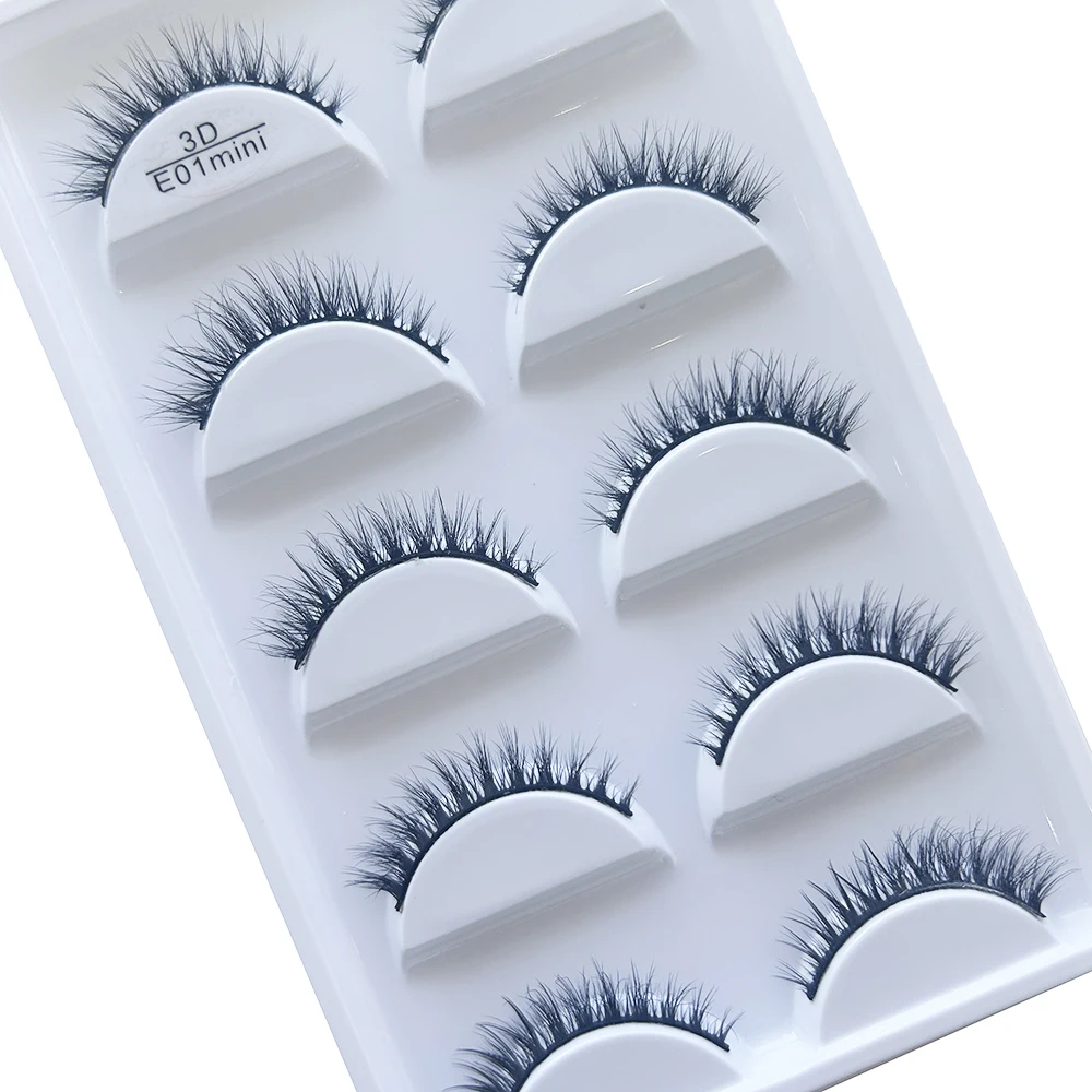 5 Pairs 3D Mink False Eyelashes Soft Lashes Cat Eye for Makeup fake eyelashes false eyelashes