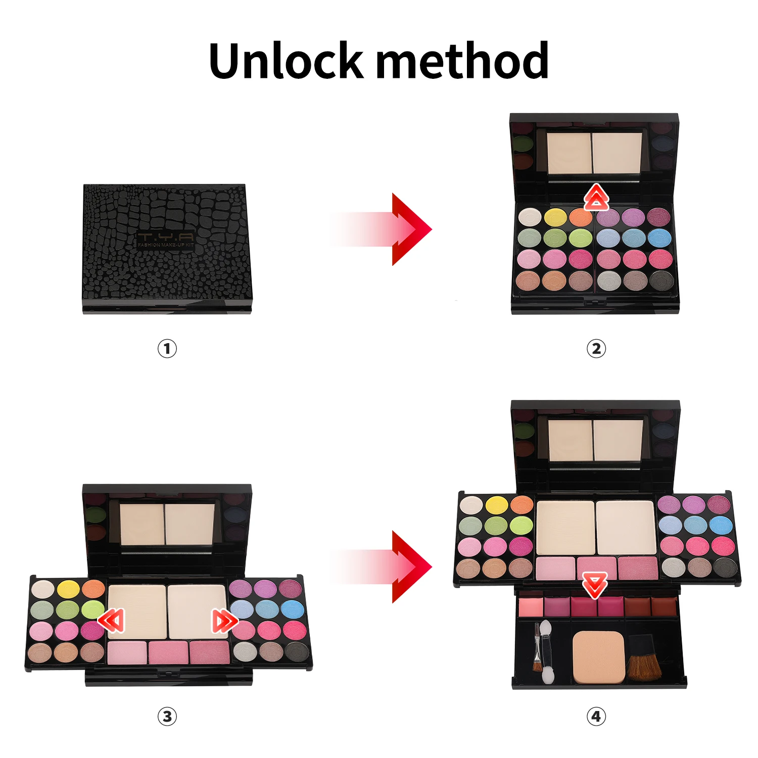 35 Color Pearl Eye Shadow Palette - Nude Makeup Set for Women