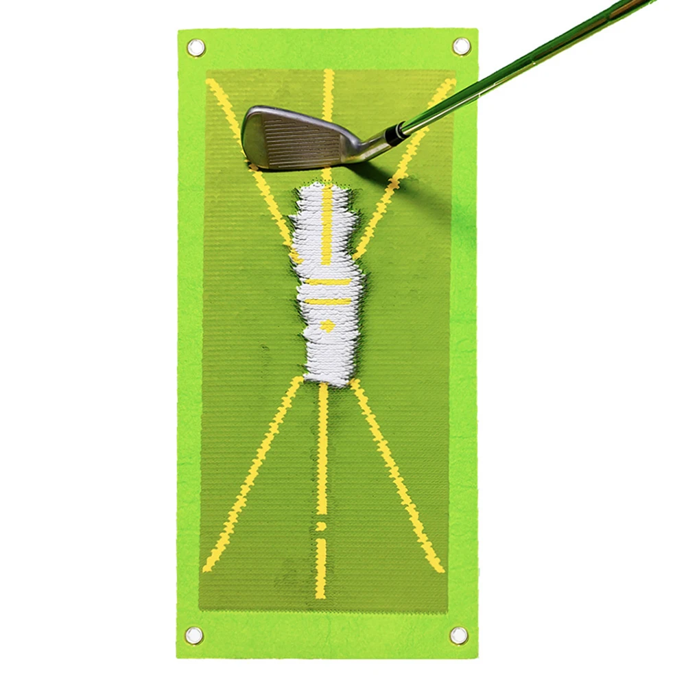 Golf Swing Trainer Track Practice Marking Pad Outdoor Home Garden