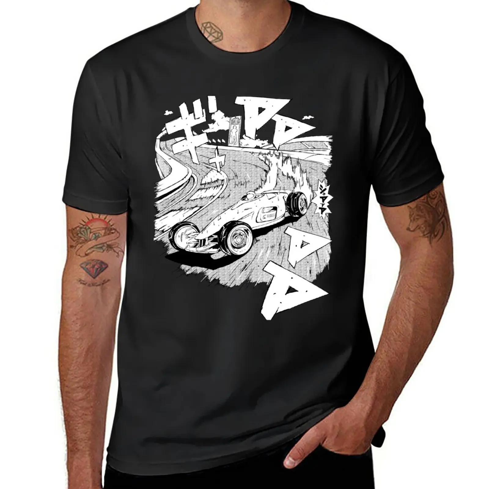 

New Initial D like Trackmania car T-Shirt custom t shirts design your own boys animal print shirt Blouse Short sleeve tee men