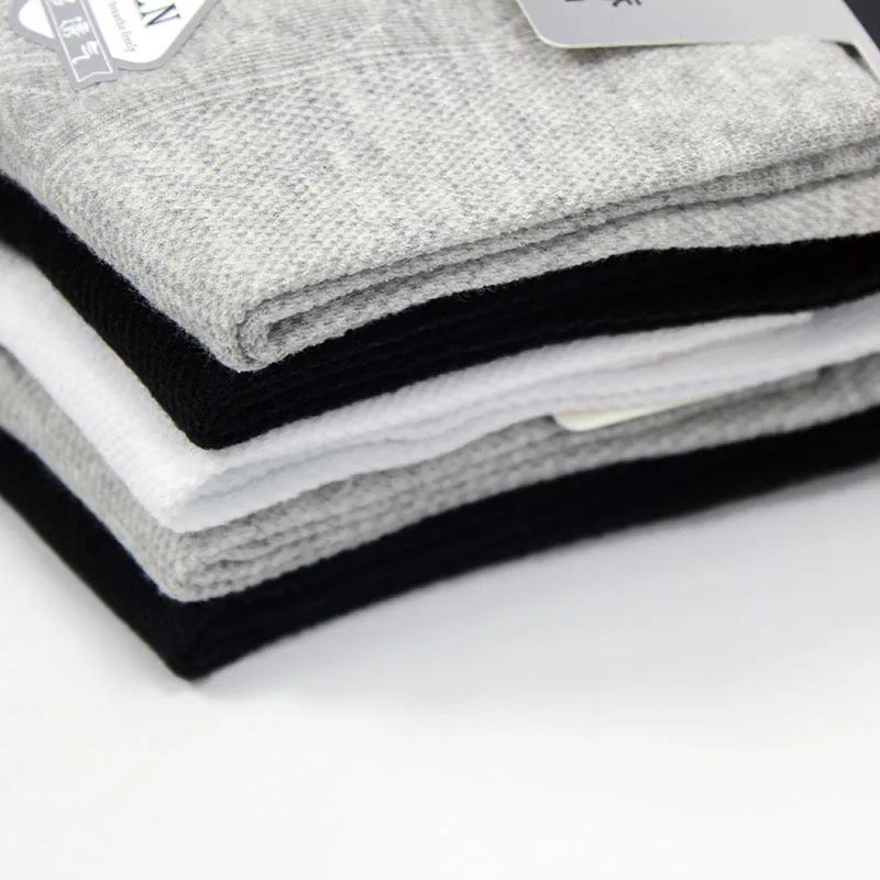 Cotton Socks New Styles Men's Socks White Business Man Socks Breathable Summer For Male Anti-Odor Socks 5 Pairs Plus Size 38-46