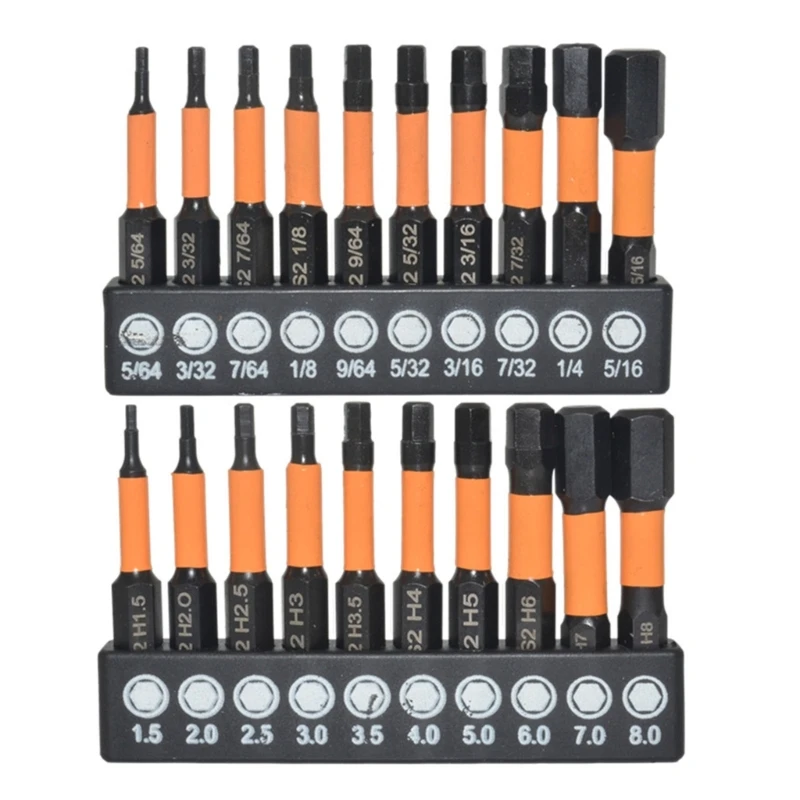 

Screwdriver Bit Set 1/4 Inch Shank Reliable and Long Lasting Tools