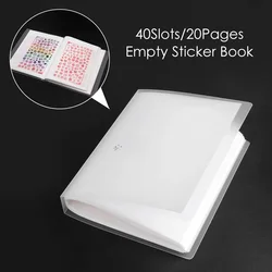 Nail Sticker Collection Display Book with Large Capacity and Blank Page Design (1991)