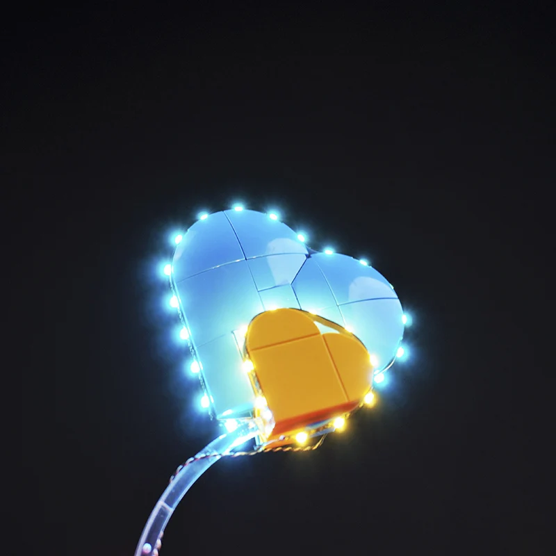 43257 조립 가능한 엔젤 리로 & 스티치 빌딩 블록 브릭용 LED 조명 키트(조명만 포함, 모델 없음)