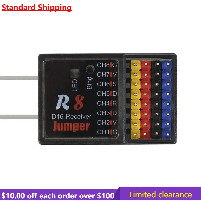 

Ограниченный габаритный приемник Jumper R8