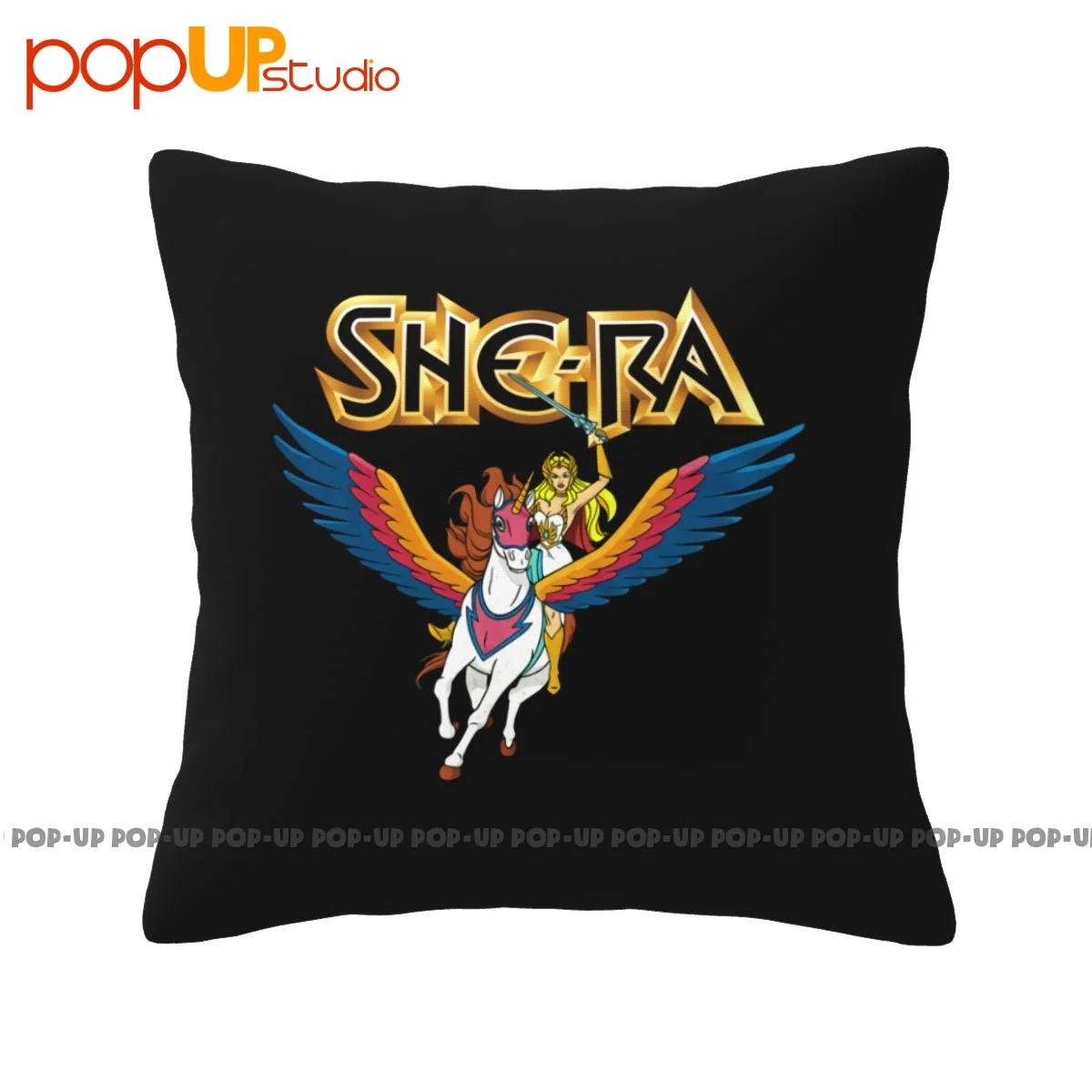 Cozy Masters Of The Universe She Ra E Swiftwind Cartoon P-249 Federa Copricuscino Creativo