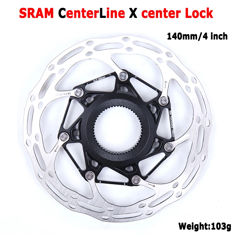 Rotor de freio a disco SRAM-CenterLine sem Lockring, Center Lock