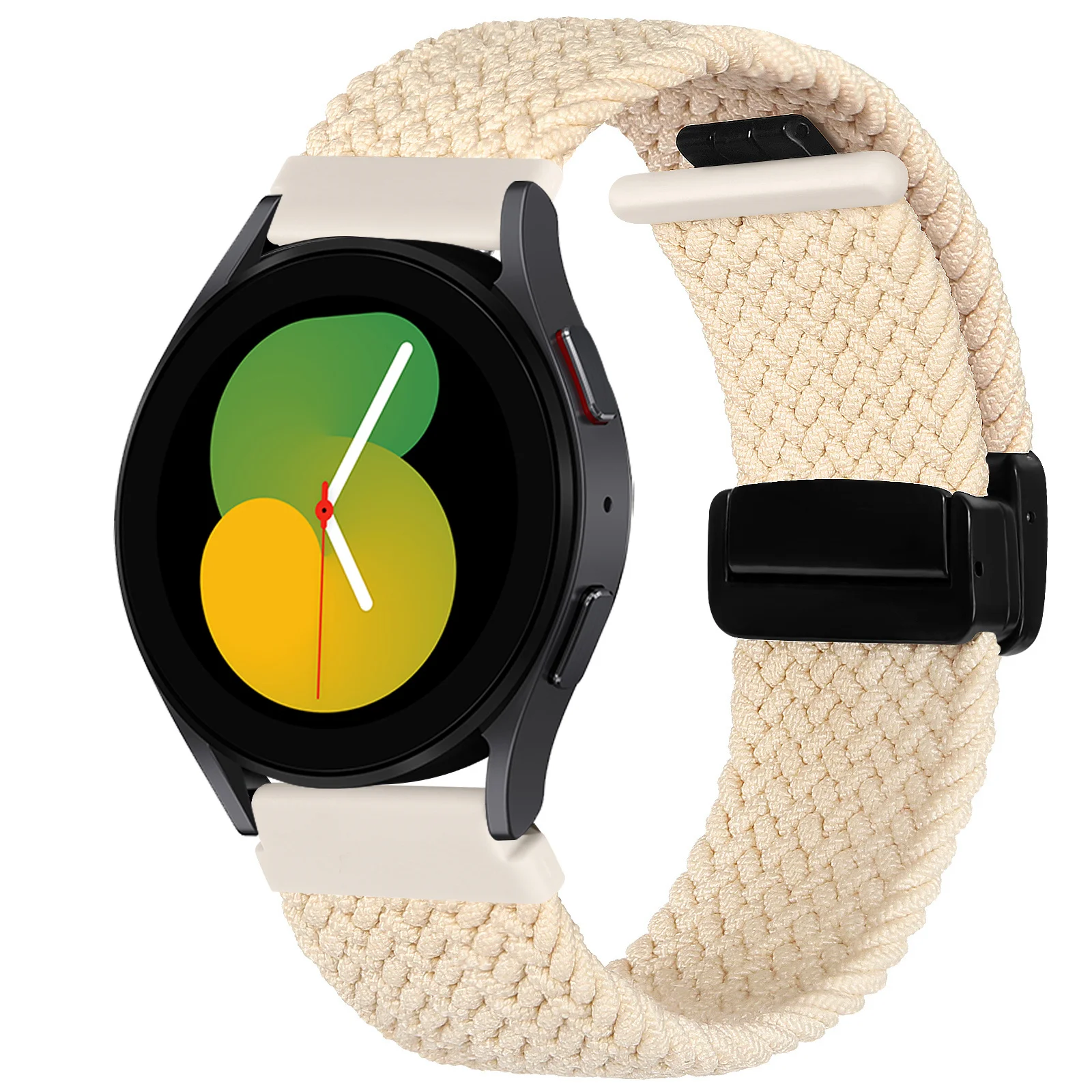 Magnetic Braided Bracelet Watch Strap, 20mm/22mm, Universal Compatibility