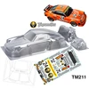 1/10 Mini Car 210mm Rc Bodies Clear Lexan Body Shell W/Rear Wing W/Light Buckle for On Road Rc Drift Car M Chassis 210 Wheelbase 2