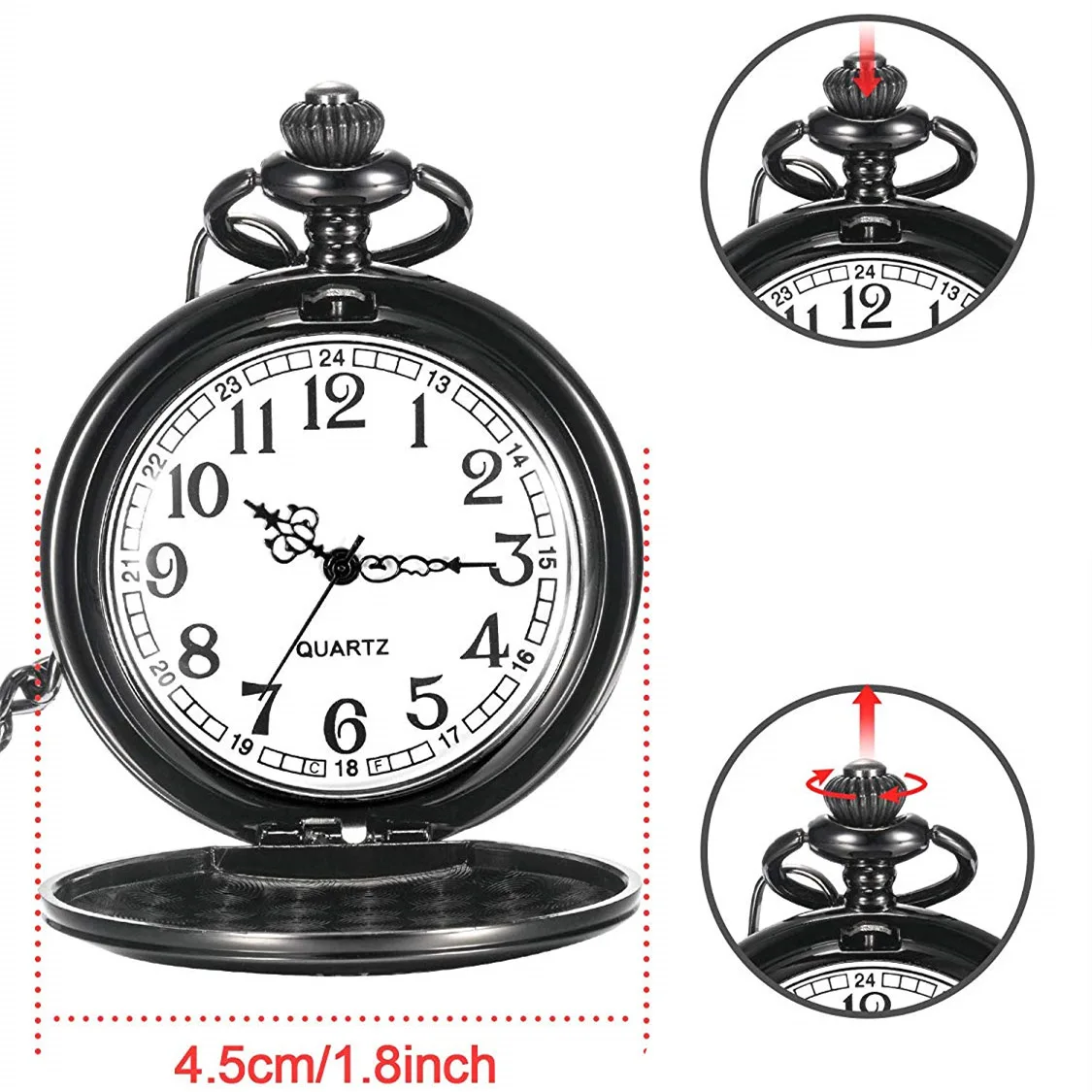 Exquisite Best Man Gift Best Man for a Day Quartz Pocket Watch Men Fans Souvenir Gifts with 80cm Neck Chain Watch quartz watch pocket watch