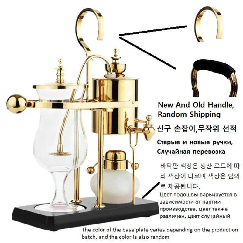 Water Drop Balancing Siphon Coffee Machine Kettle Coffee Maker Syphon Vacumm Brewer Manual Brewing Appliance Set,coffee maker