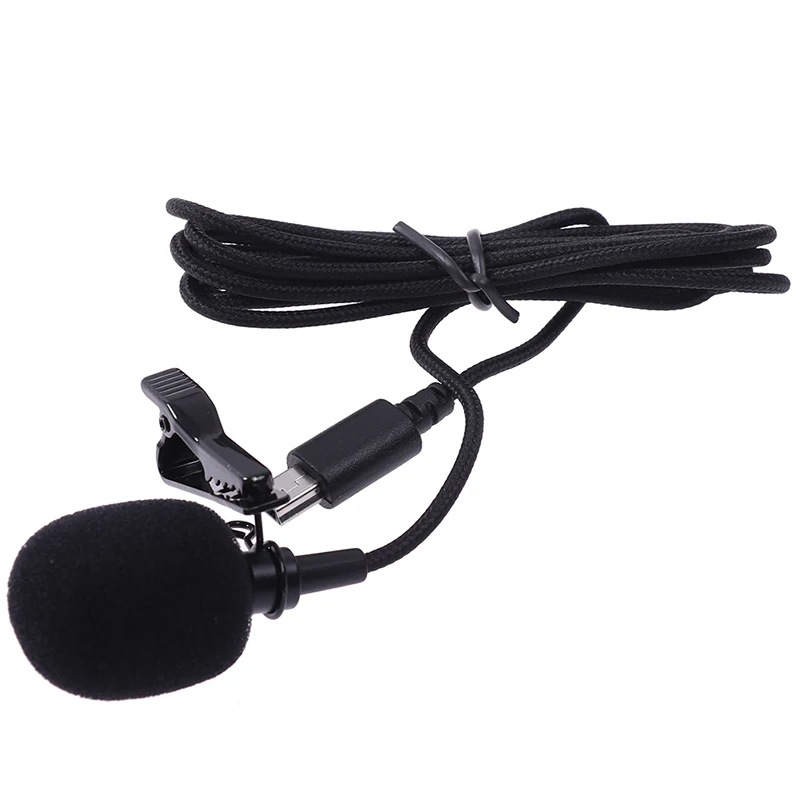 Microphone externe USB avec clip métal pour GoPro Hero 3/3+/4/5/6/7, design compact