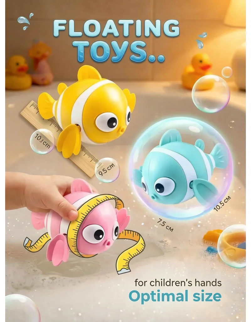 Baby Wind-Up Bath Toys 1