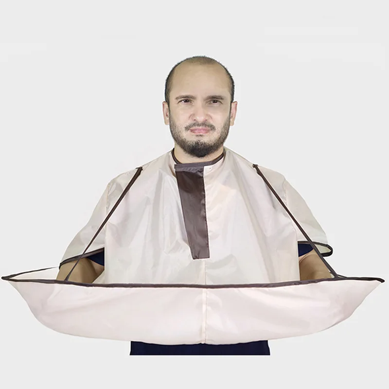 

Adult Haircutting Cape Waterproof Haircutting Clothes Foldable Haircutting Tools Hair Scraping Apron DIY Hair Salon Barber