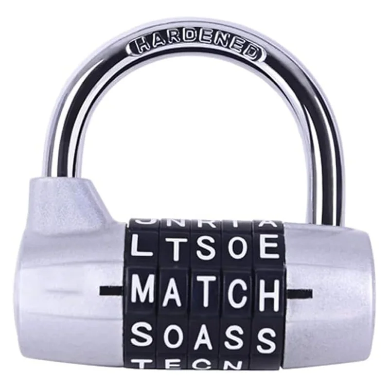 Secure Combination Padlock for Gym, School, Fence, Toolbox, and Storage